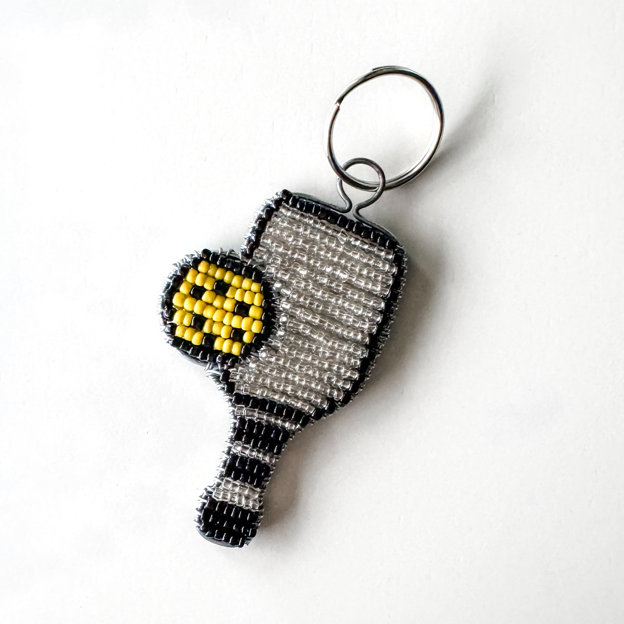 Beaded Pickleball Keychain – FMSC MarketPlace