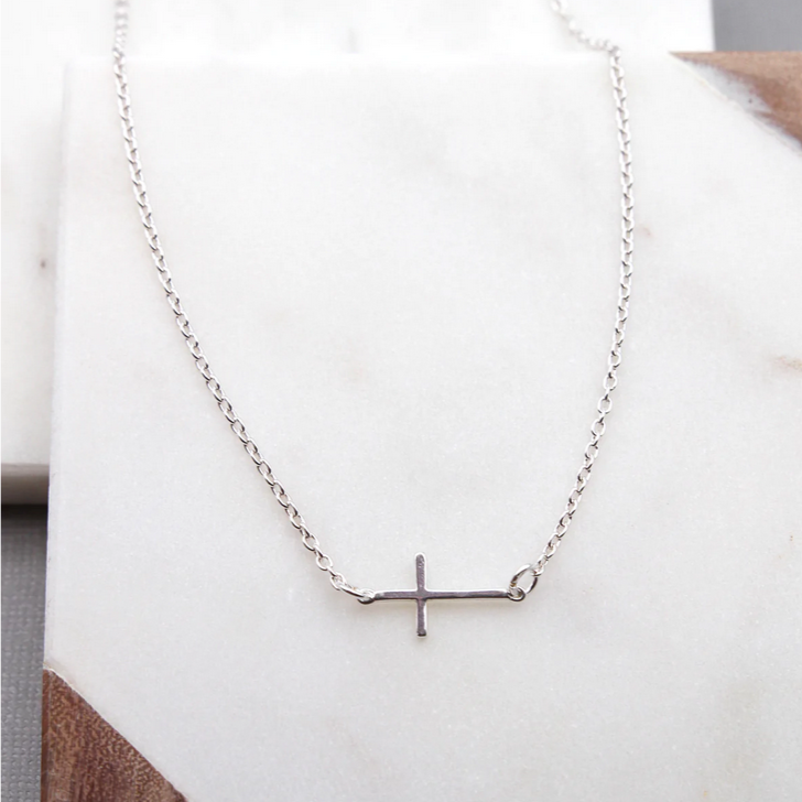 Sterling silver faith deals necklace