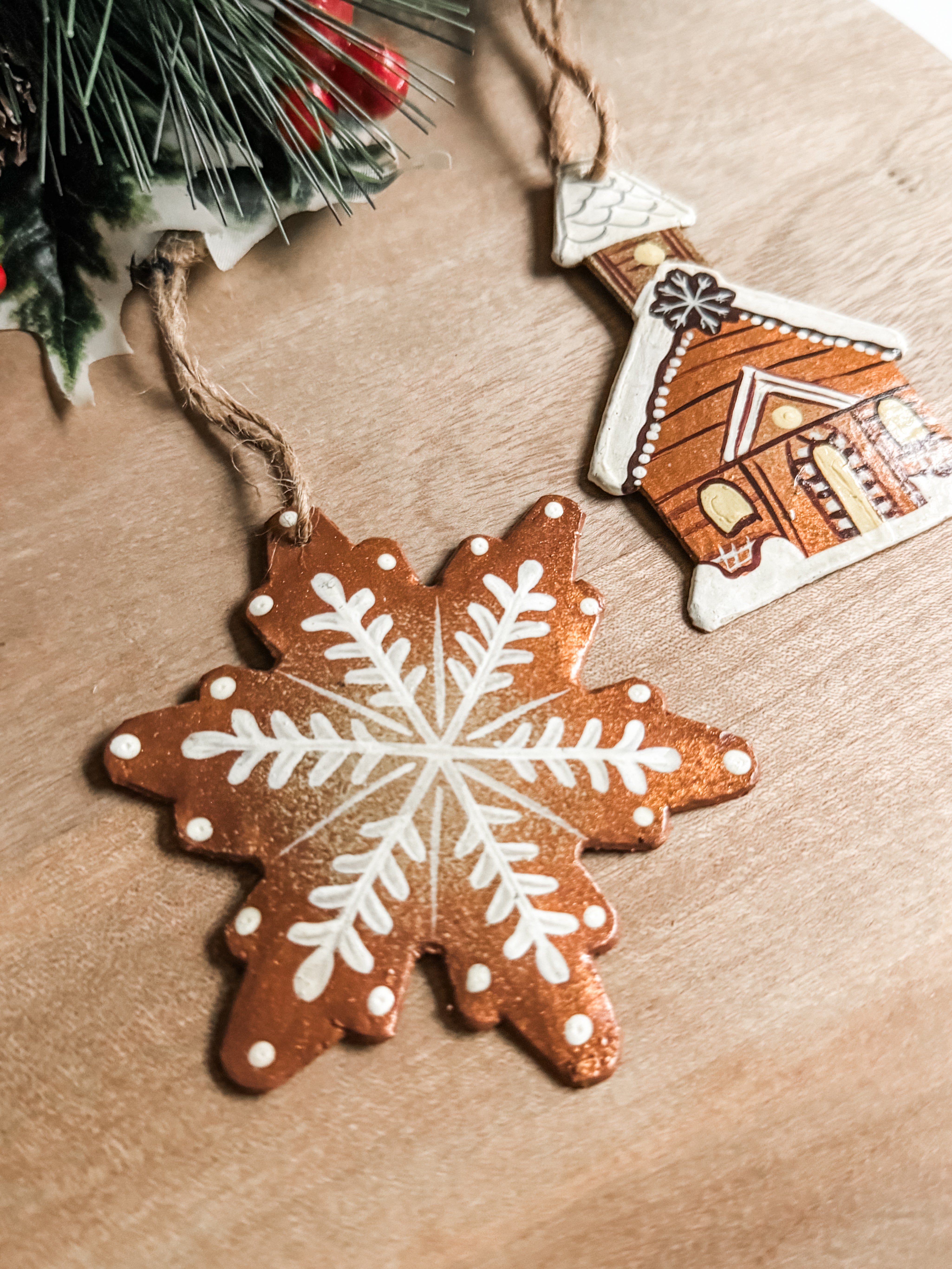 Gingerbread House Oil Drum Ornament - FMSCMarketplace.org