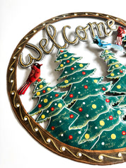 Welcome Oil Drum Wreath - FMSCMarketplace.org