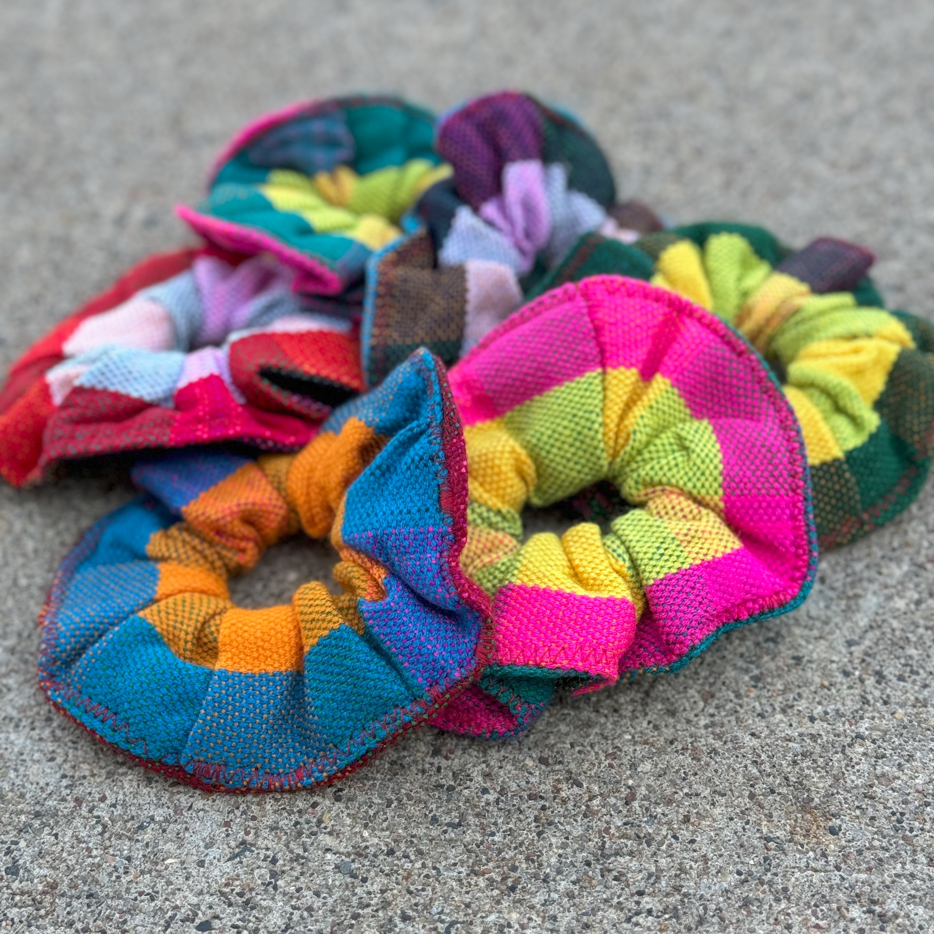 Lenca Woven Scrunchie