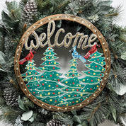 Welcome Oil Drum Wreath - FMSCMarketplace.org