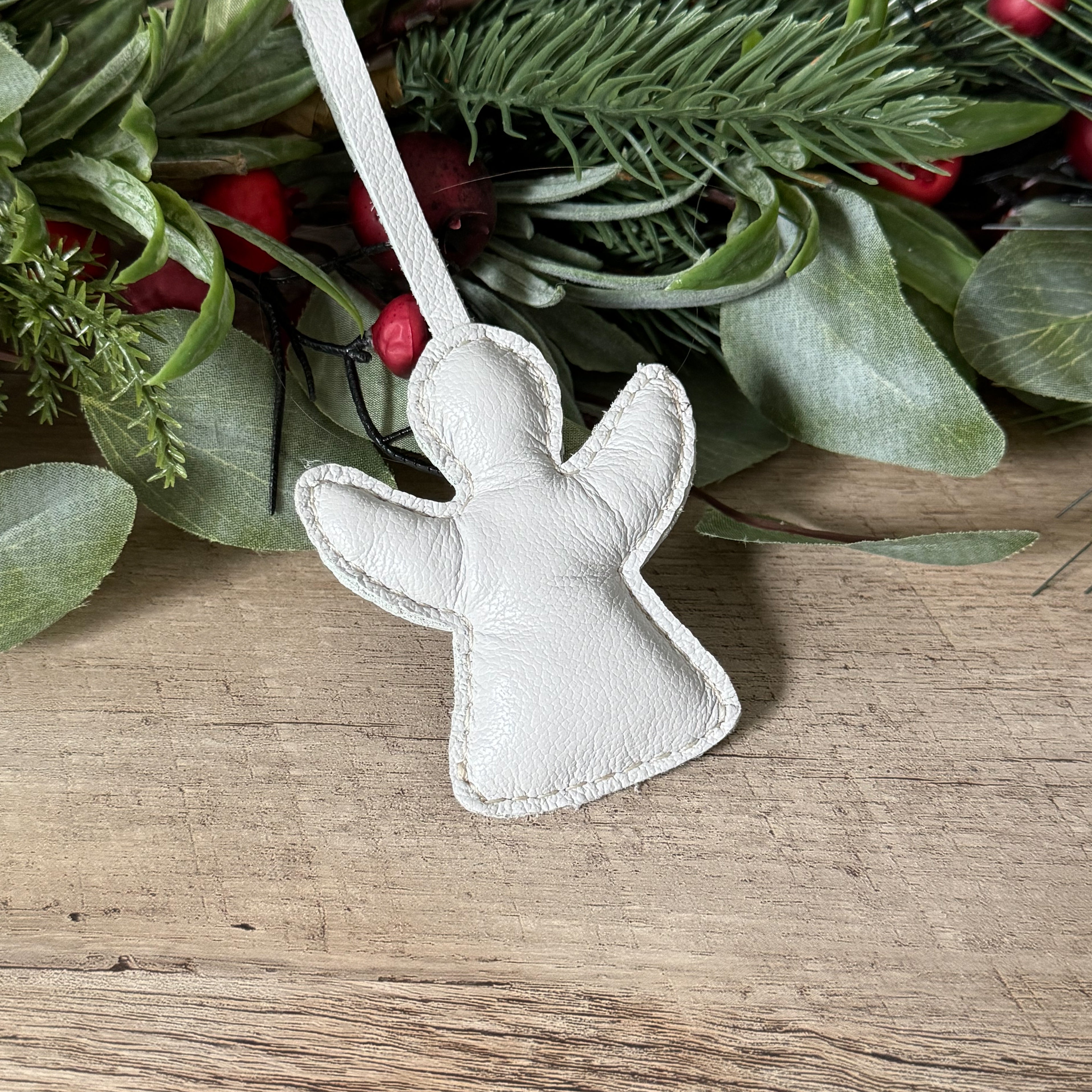 Leather Angel Ornament - FMSCMarketplace.org