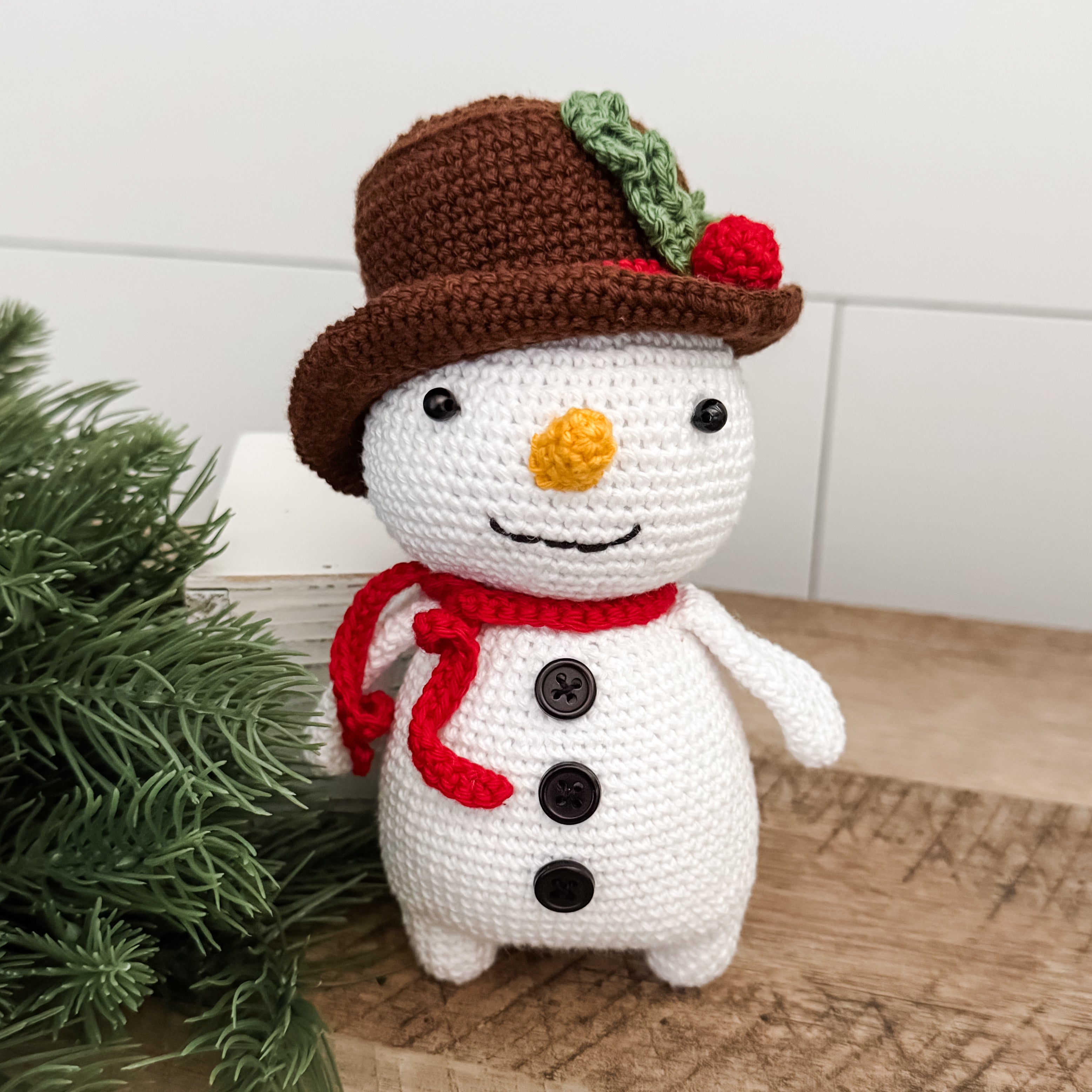 Amigurumi Snowman - Frosty Snuggles - FMSCMarketplace.org