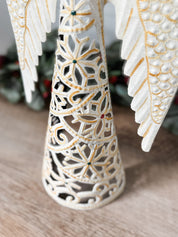 Snowflake Oil Drum Angel - FMSCMarketplace.org
