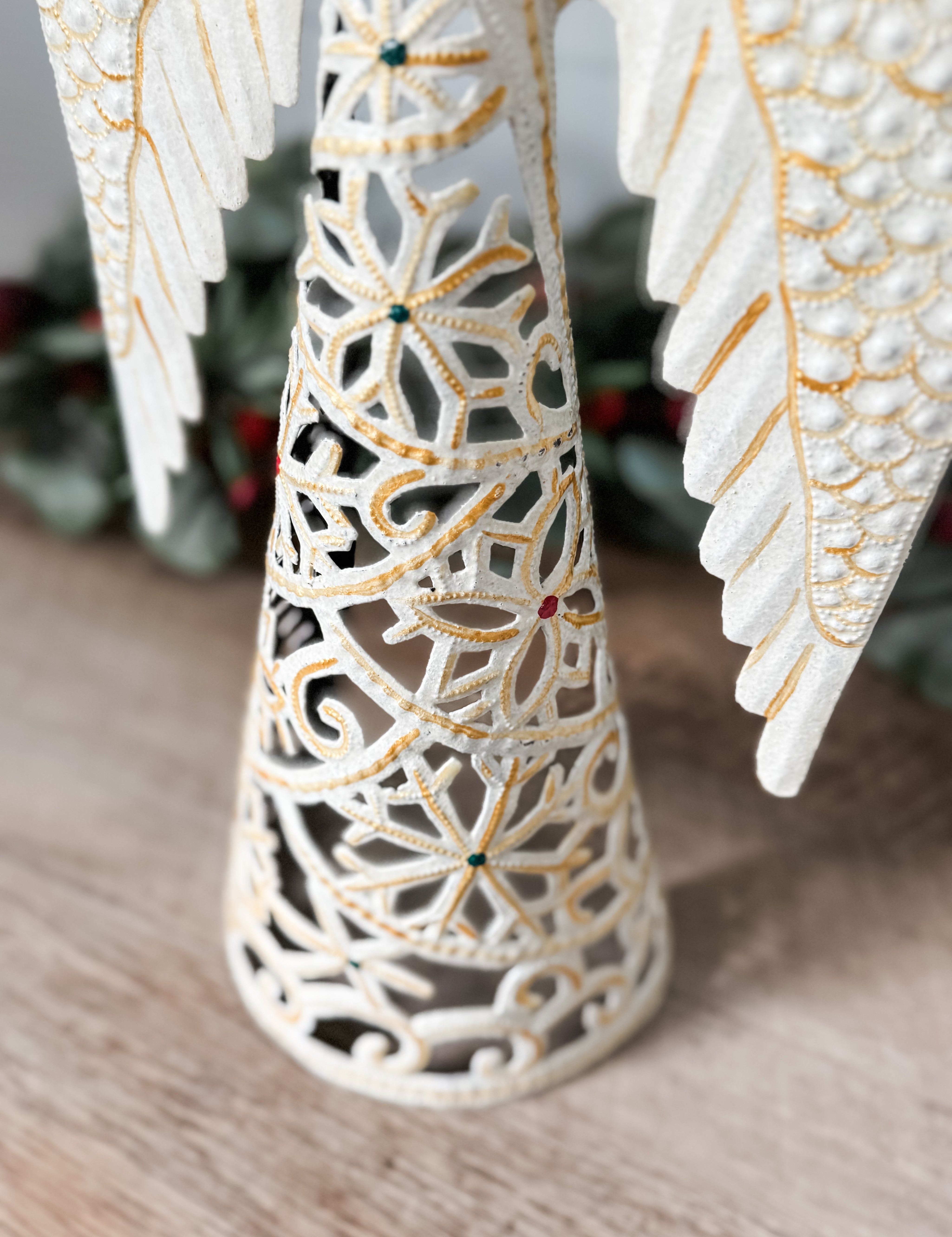 Snowflake Oil Drum Angel - FMSCMarketplace.org