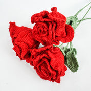 Amigurumi Crimson Rose