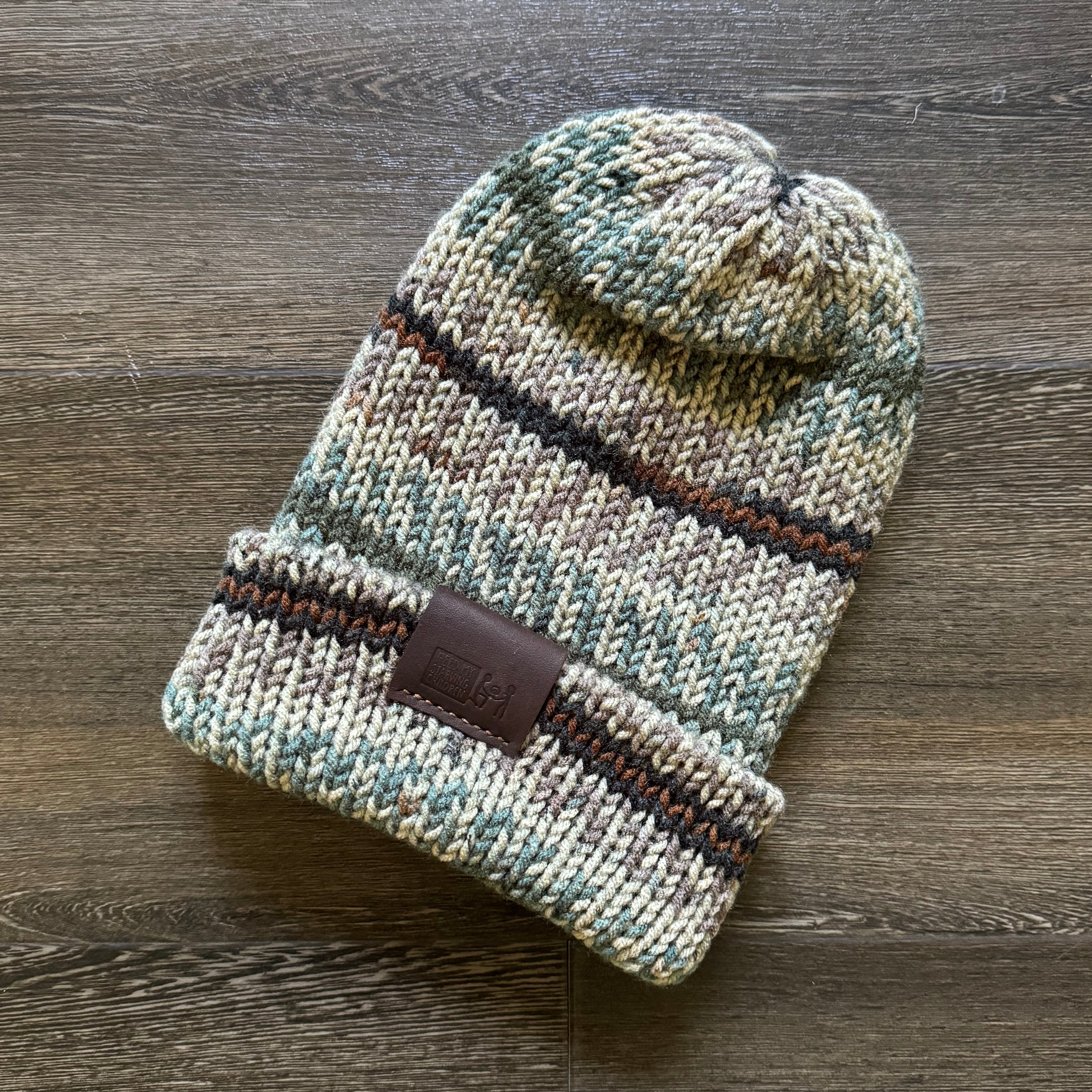 FMSC Leather Patch Tise Beanie