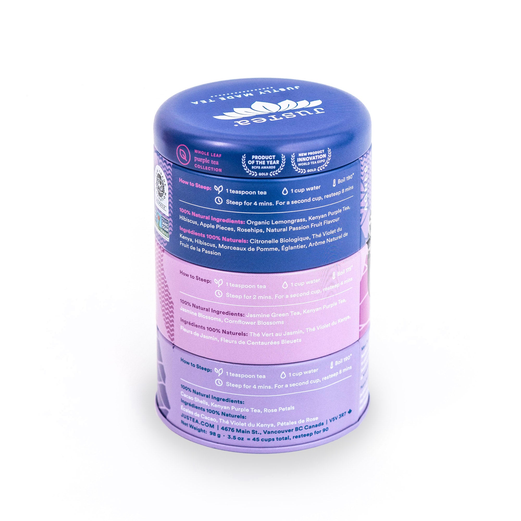 Purple Rain Loose Leaf Tea Trio - FMSCMarketplace.org