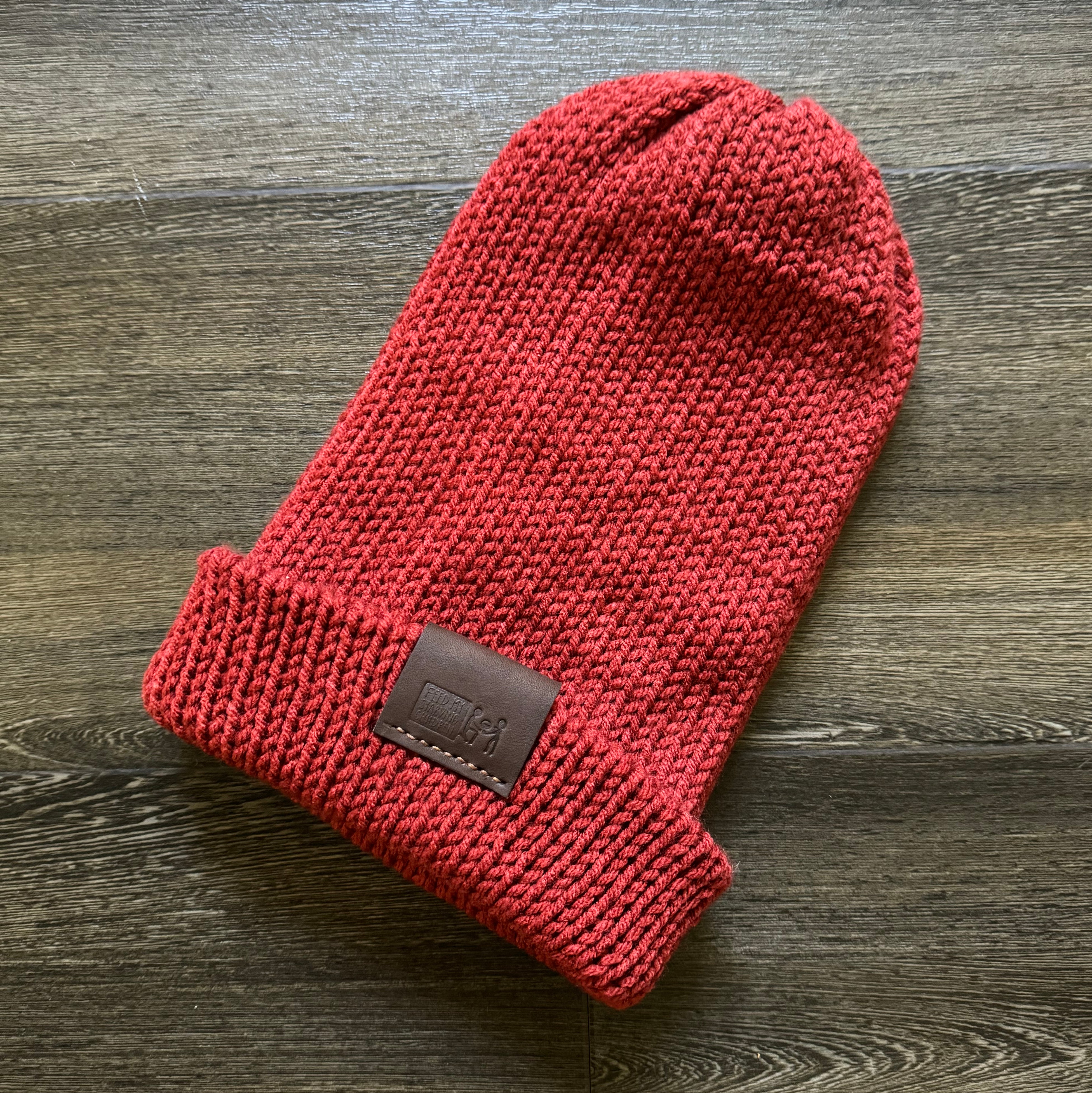 FMSC Leather Patch Tise Beanie