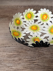 Small Metal Daisy Bowl