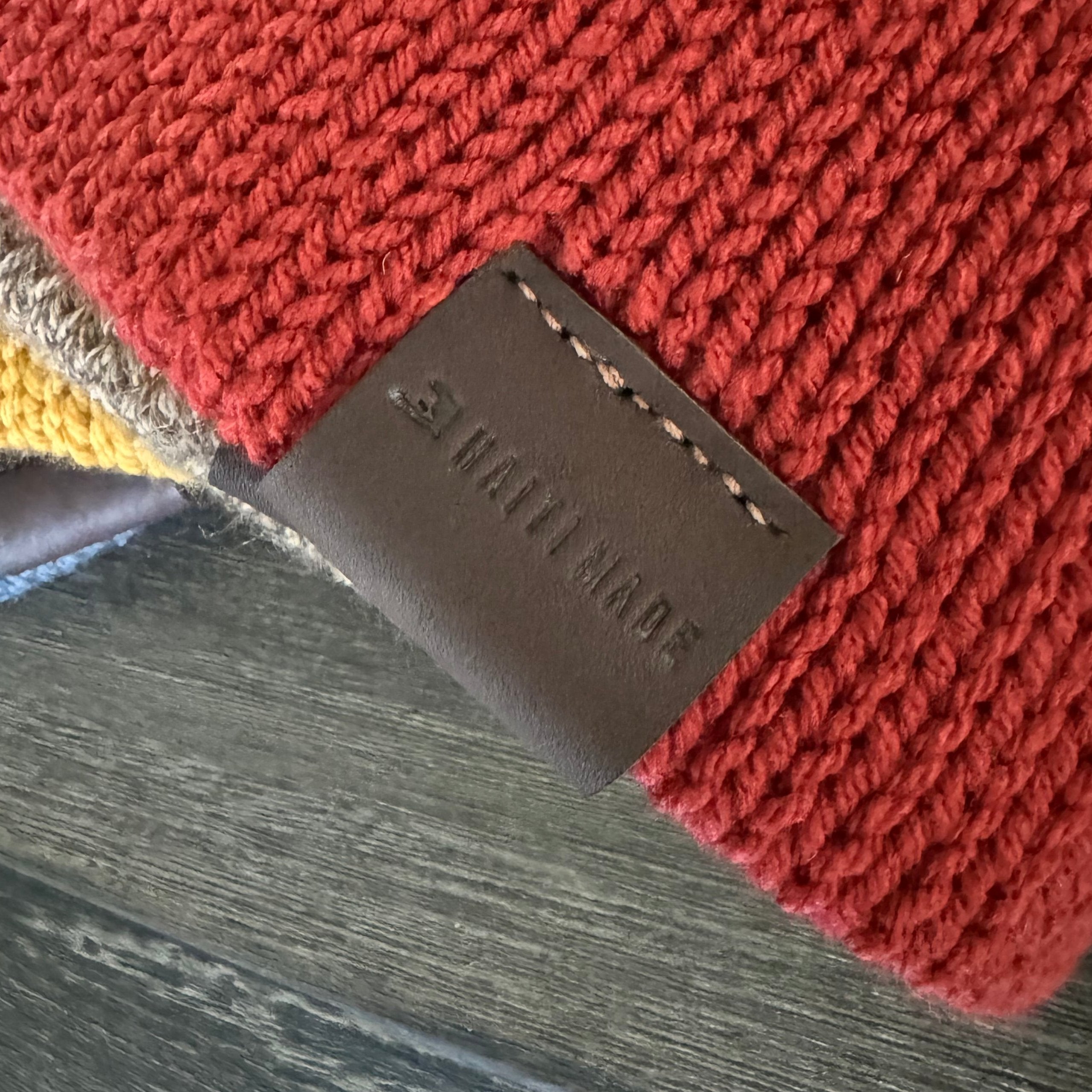 FMSC Leather Patch Tise Beanie