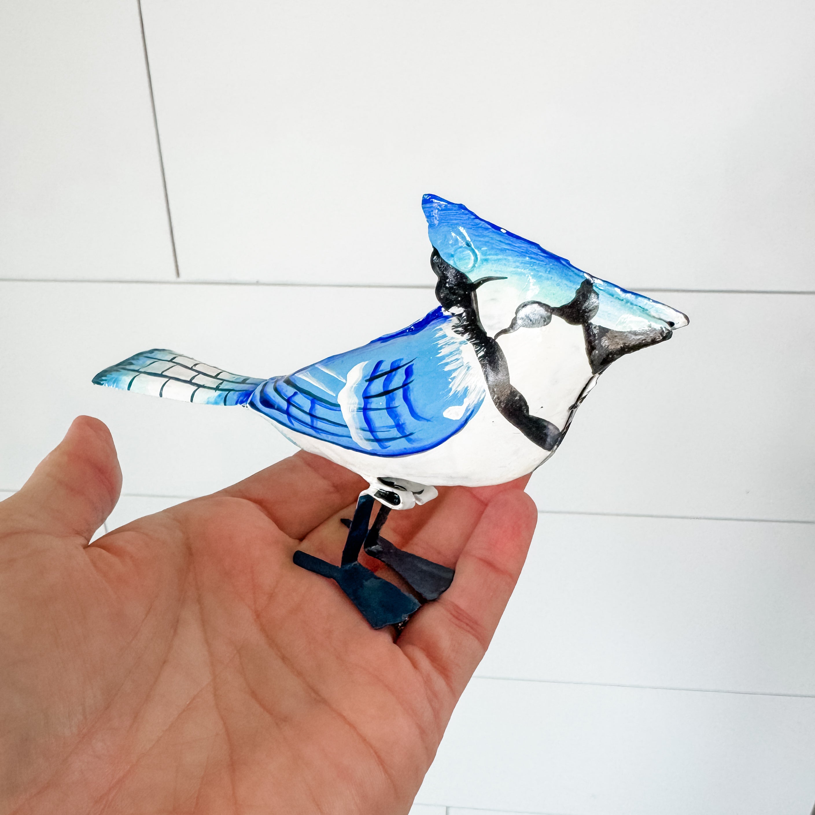 Blue Jay Sculpture