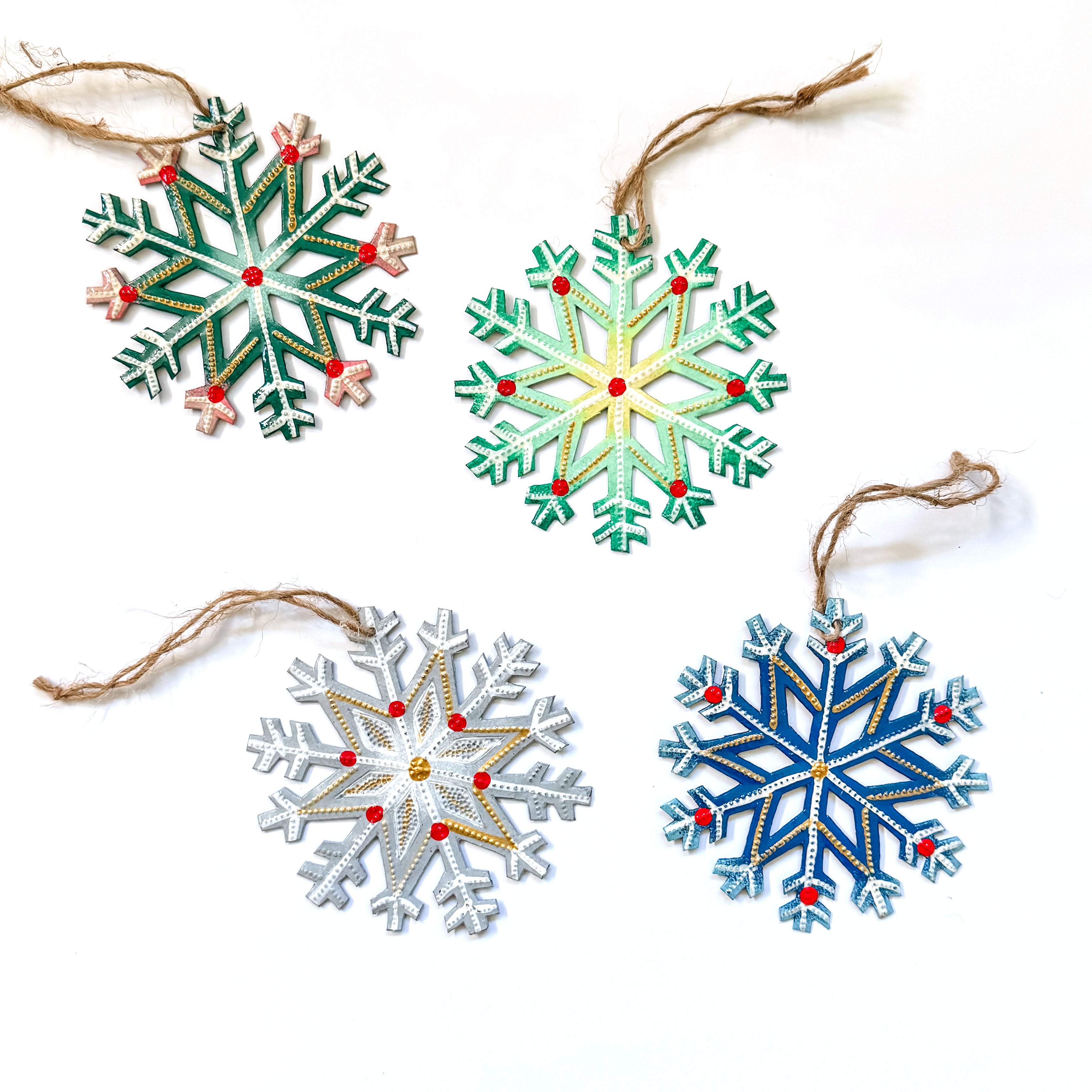 Oil Drum Snowflake Ornament