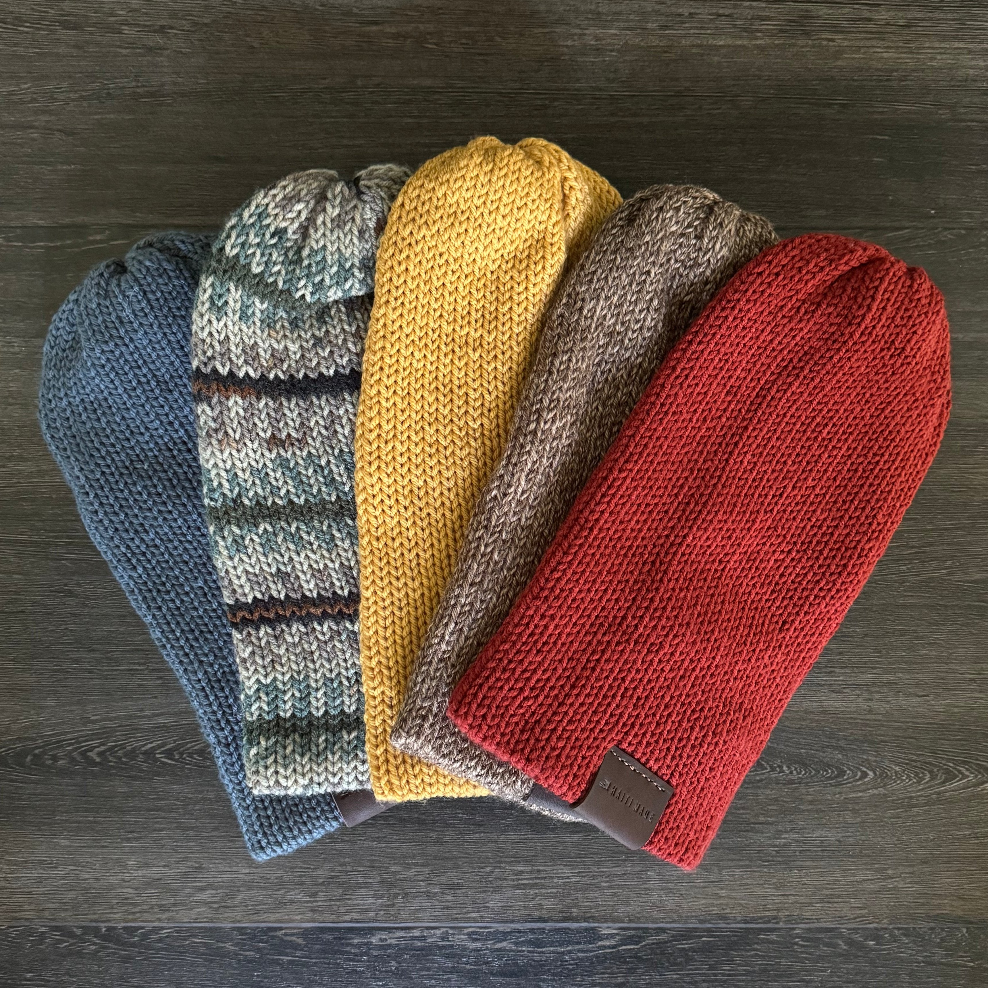 FMSC Leather Patch Tise Beanie