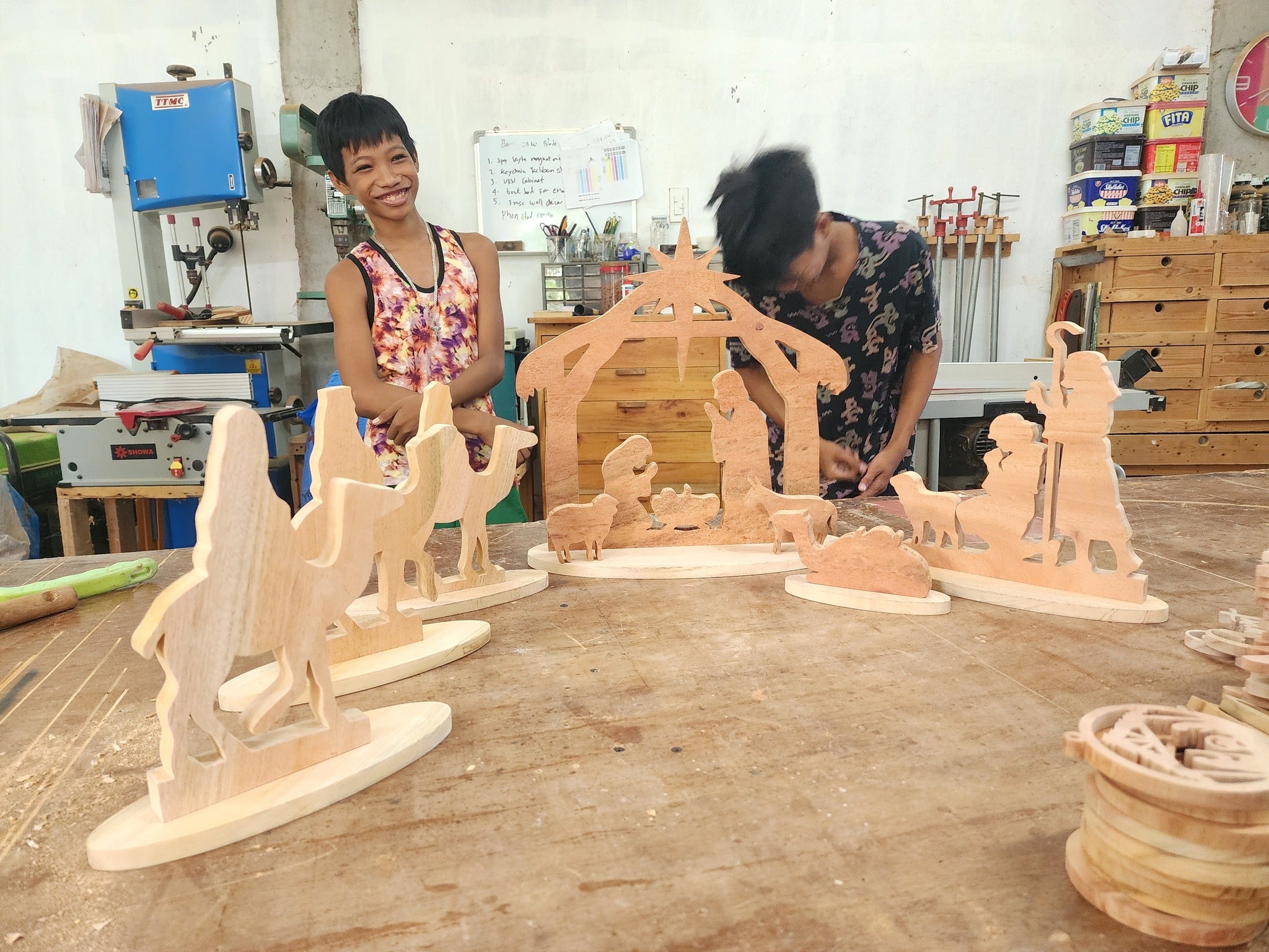 Wooden Nativity Set - FMSCMarketplace.org