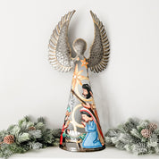 Painted Nativity Angel
