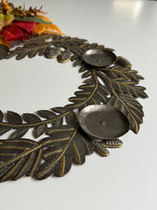 Autumn Candle Oil Drum Wreath - FMSCMarketplace.org