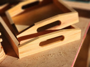 Two-Tone Wood Tray