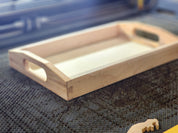 Two-Tone Wood Tray