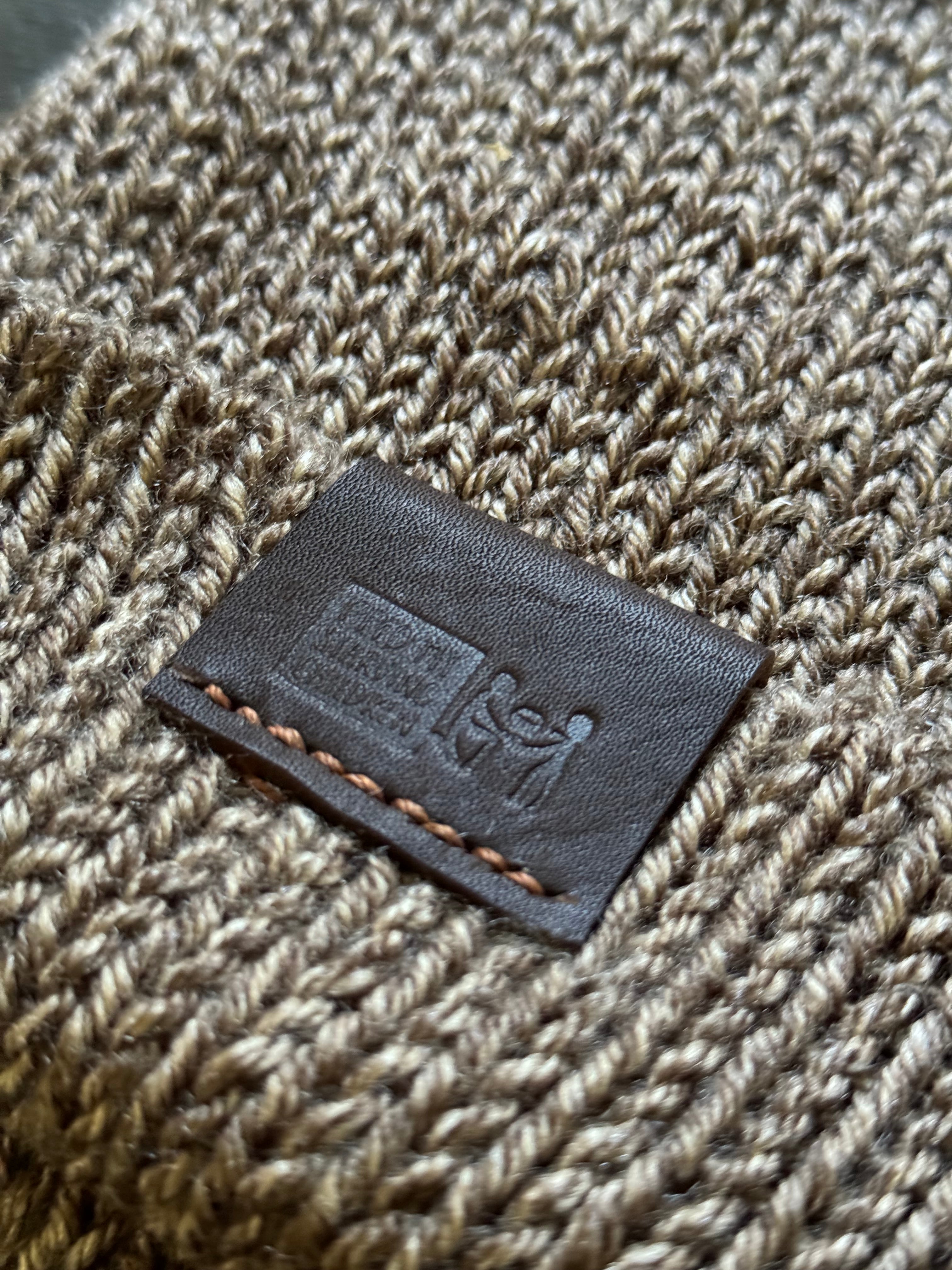 FMSC Leather Patch Tise Beanie