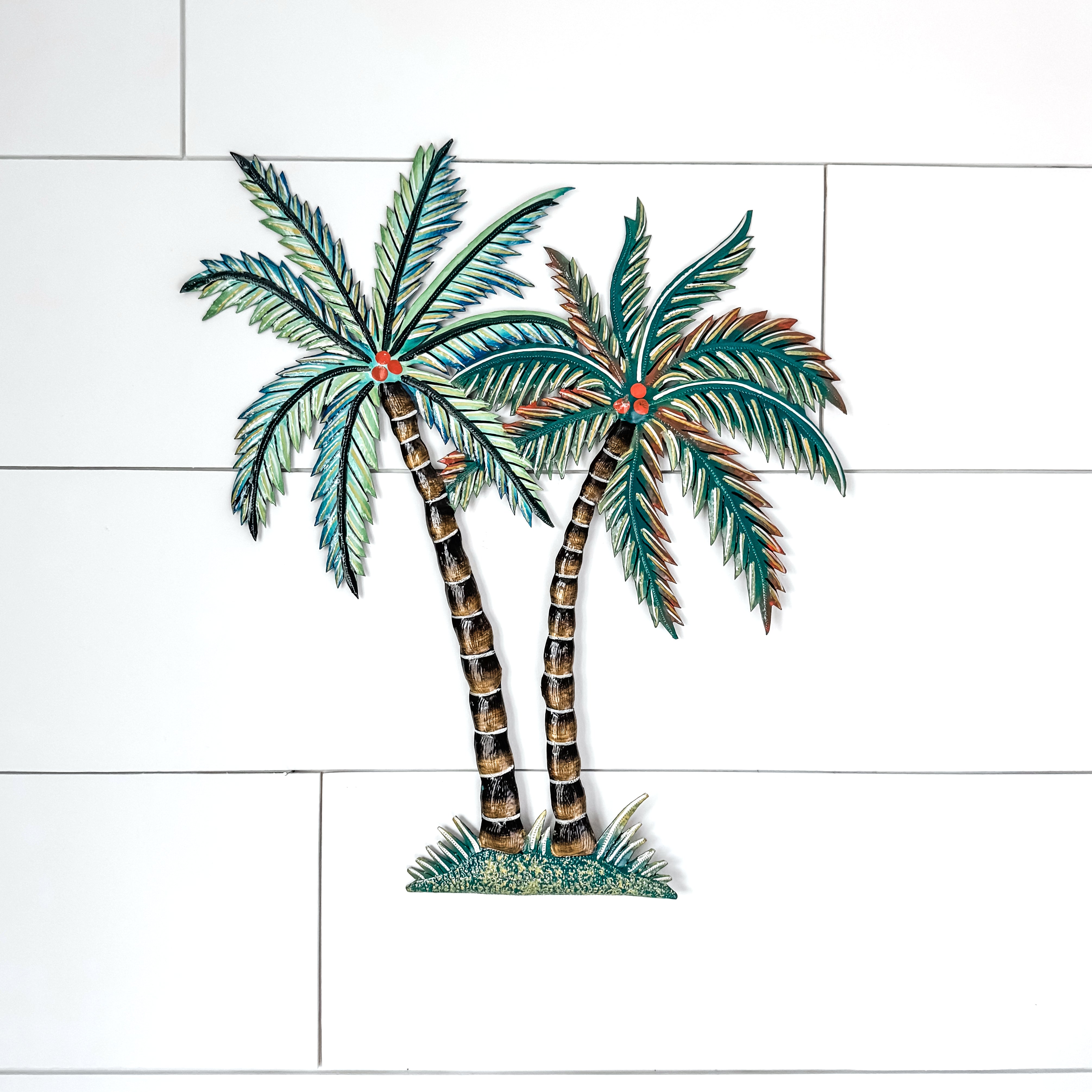 Palm Tree Oil Drum Art