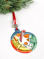 Painted Nativity Ornament