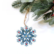 Oil Drum Snowflake Ornament