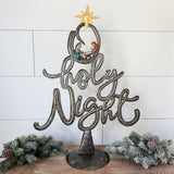 O Holy Night Tree Oil Drum Art