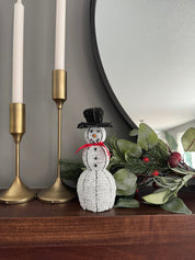 Small Beaded Snowman