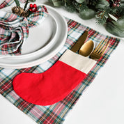 Christmas Plaid Placemat Set