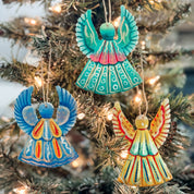 Radiant Angel Oil Drum Ornament