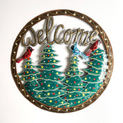Welcome Oil Drum Wreath - FMSCMarketplace.org