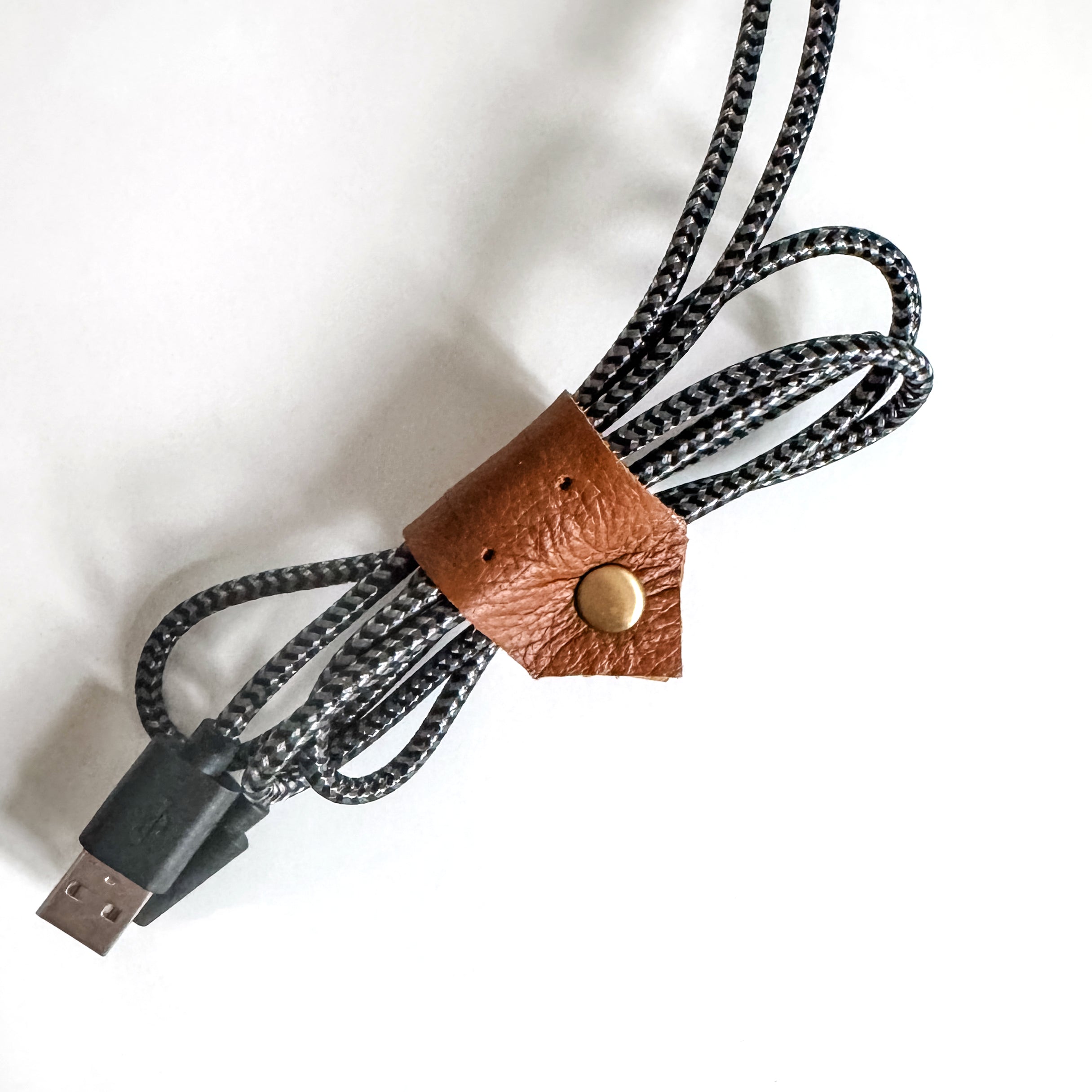 Leather Cord Holder