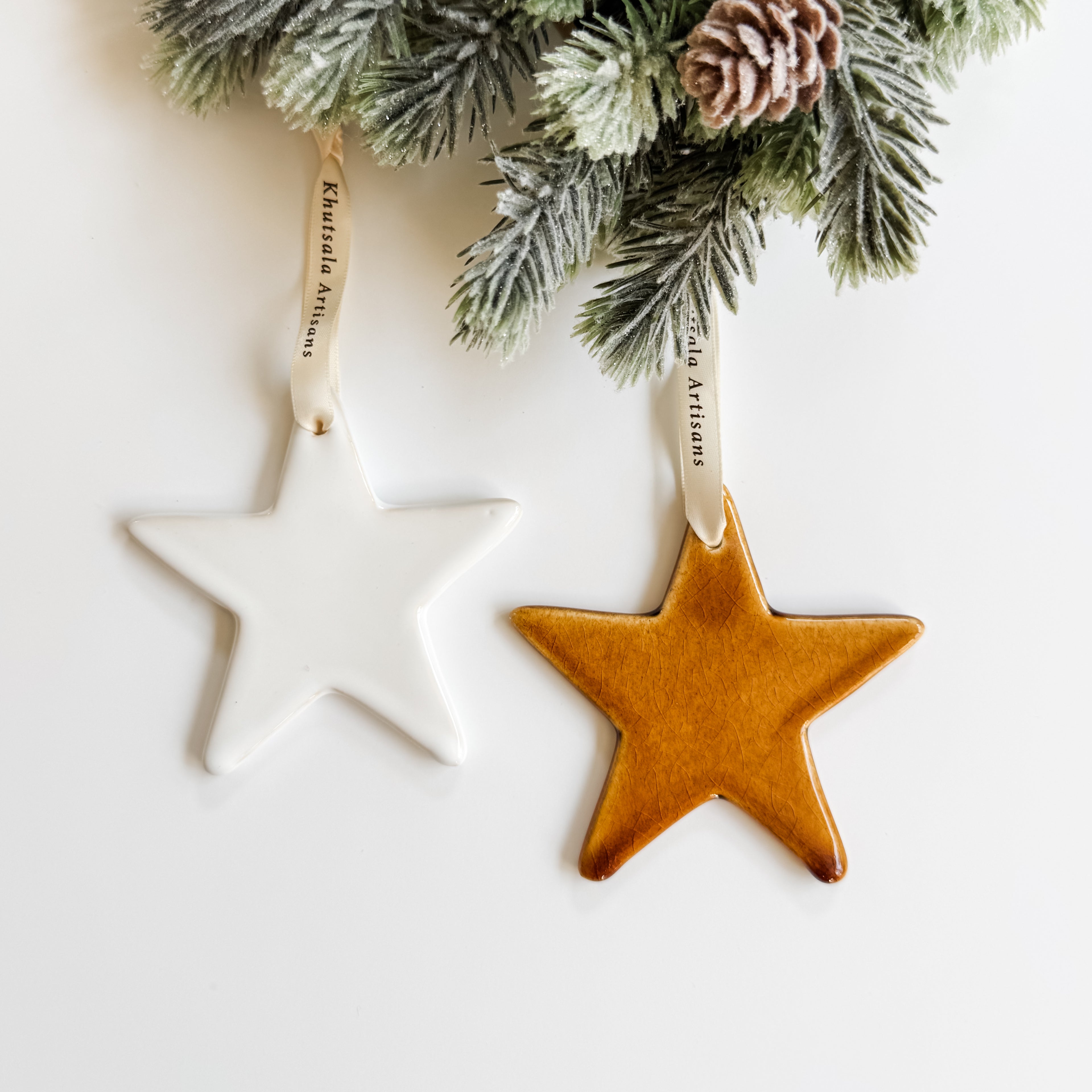 SwaziMud Star Ornament