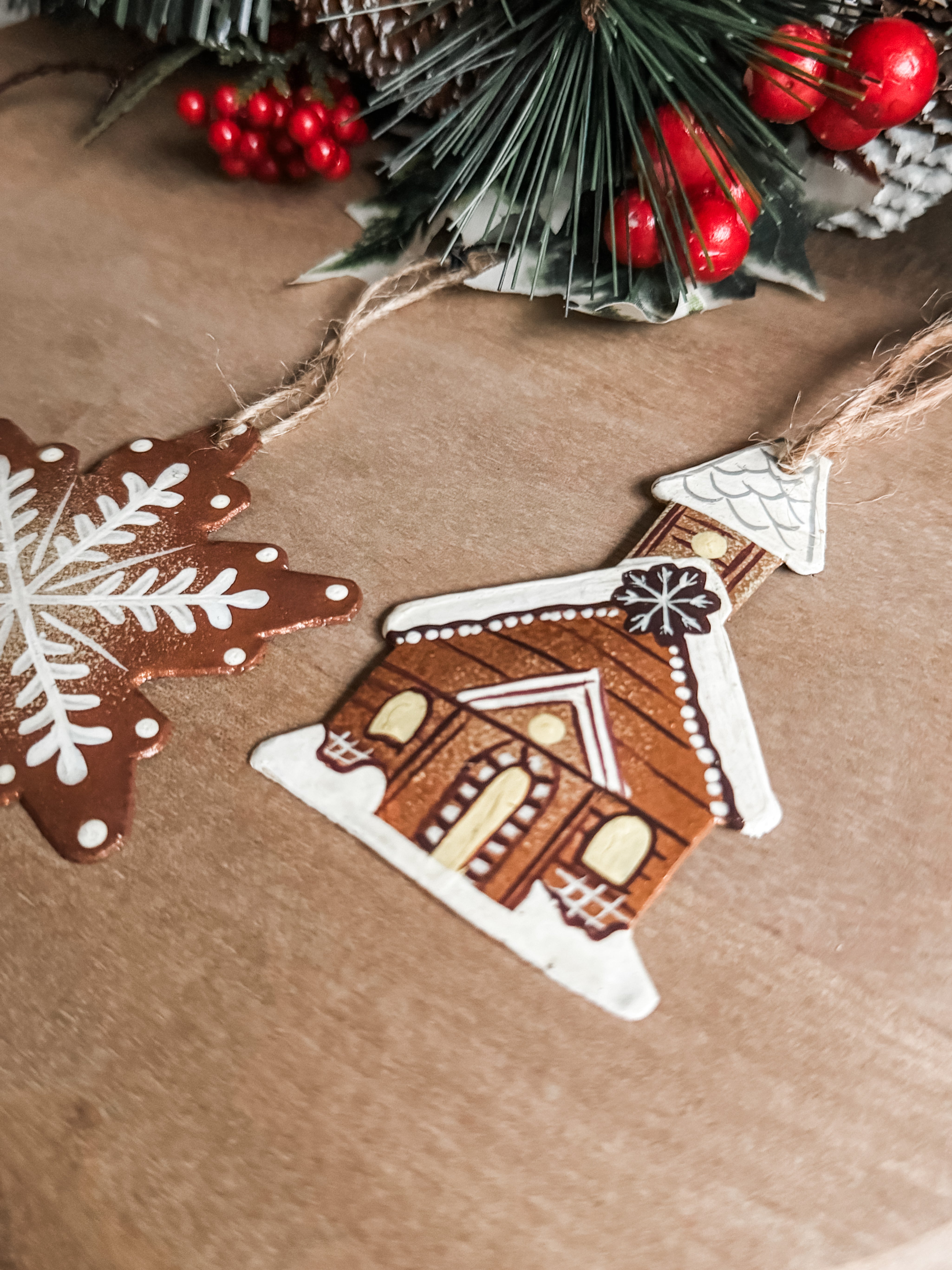 Gingerbread House Oil Drum Ornament - FMSCMarketplace.org