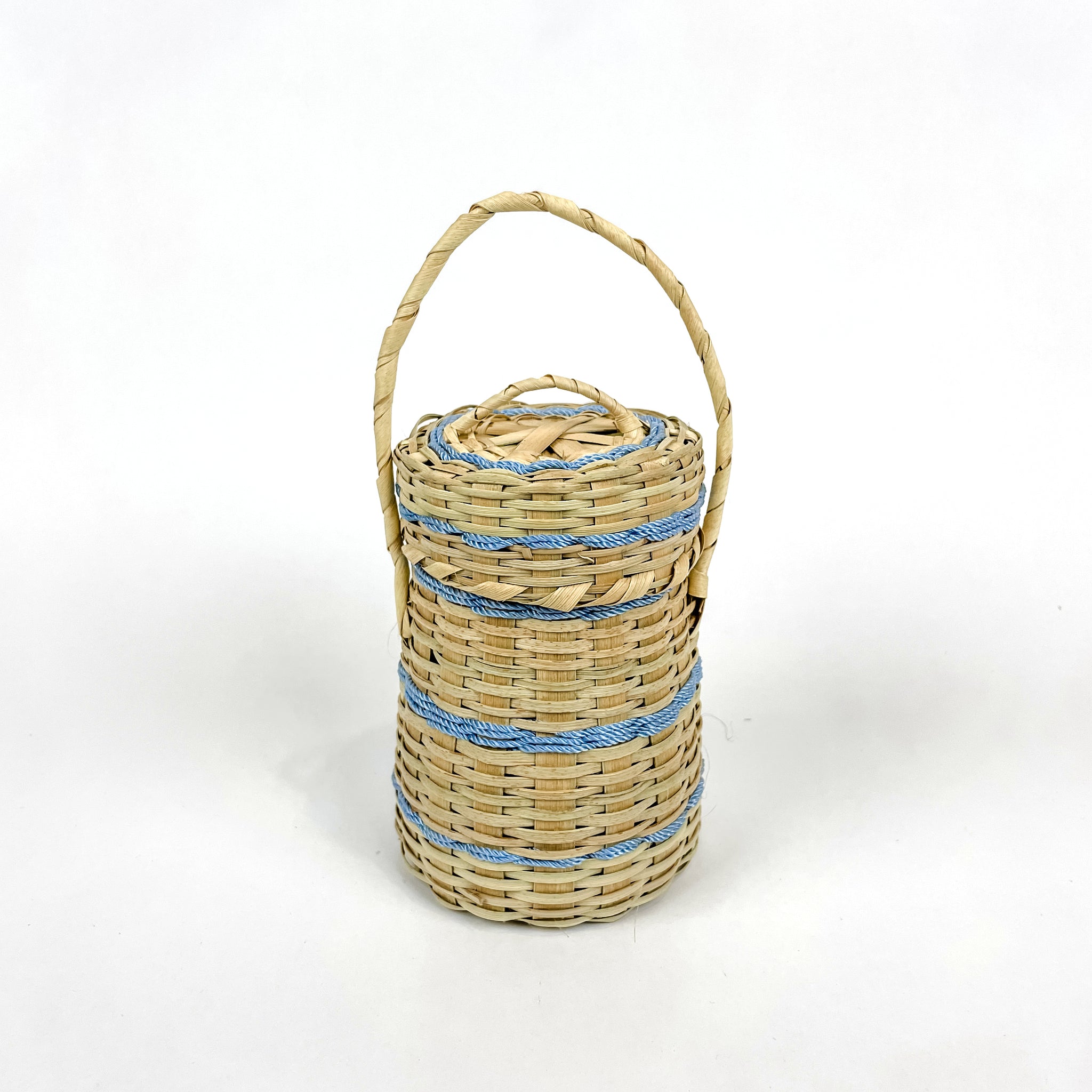 Lidded Basket - Small Cylinder