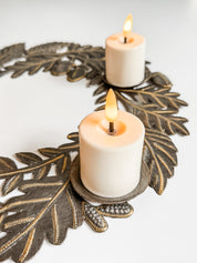 Autumn Candle Oil Drum Wreath - FMSCMarketplace.org