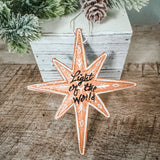 Light of the World Metal Star Ornament