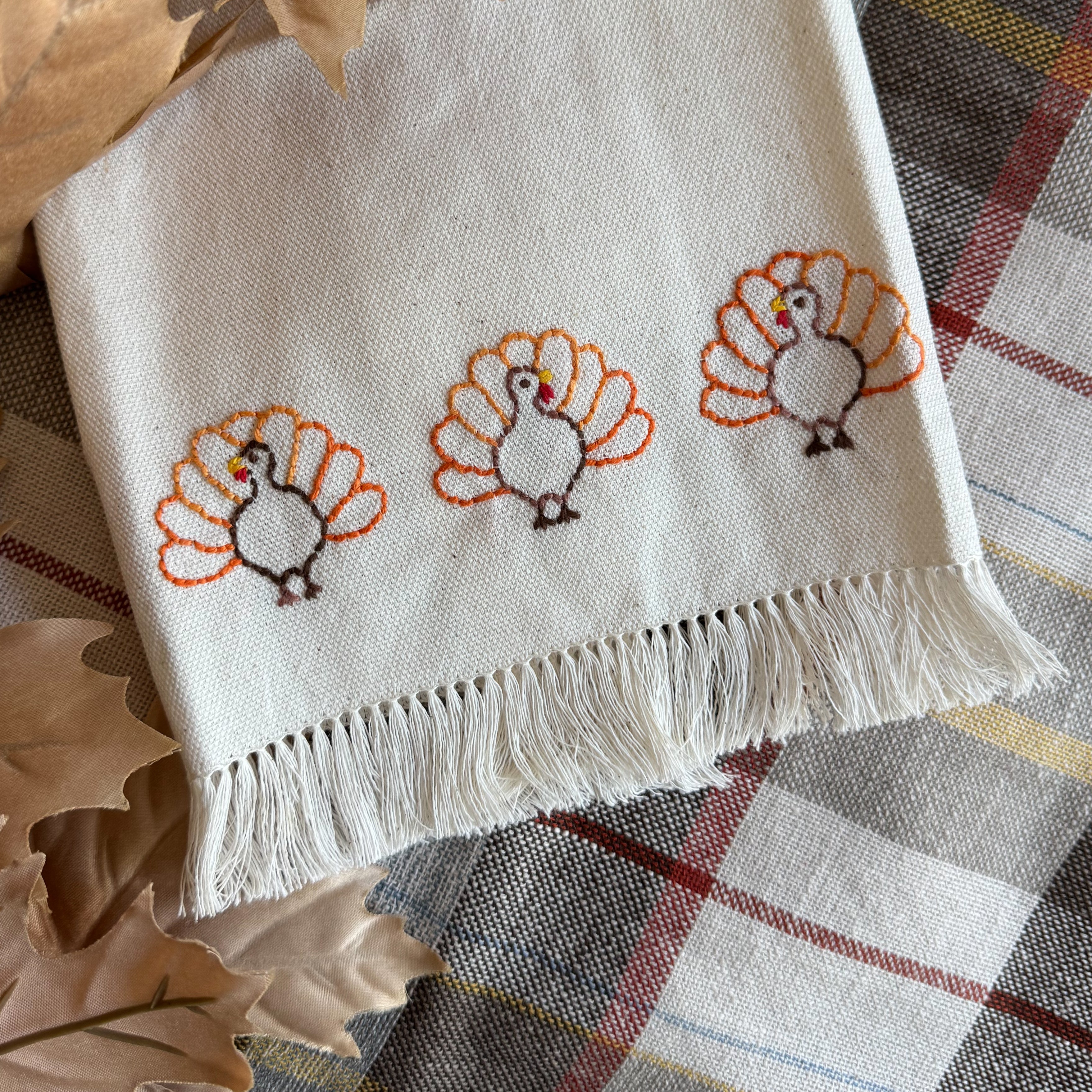 Monthly Embroidered Tea Towel Collection