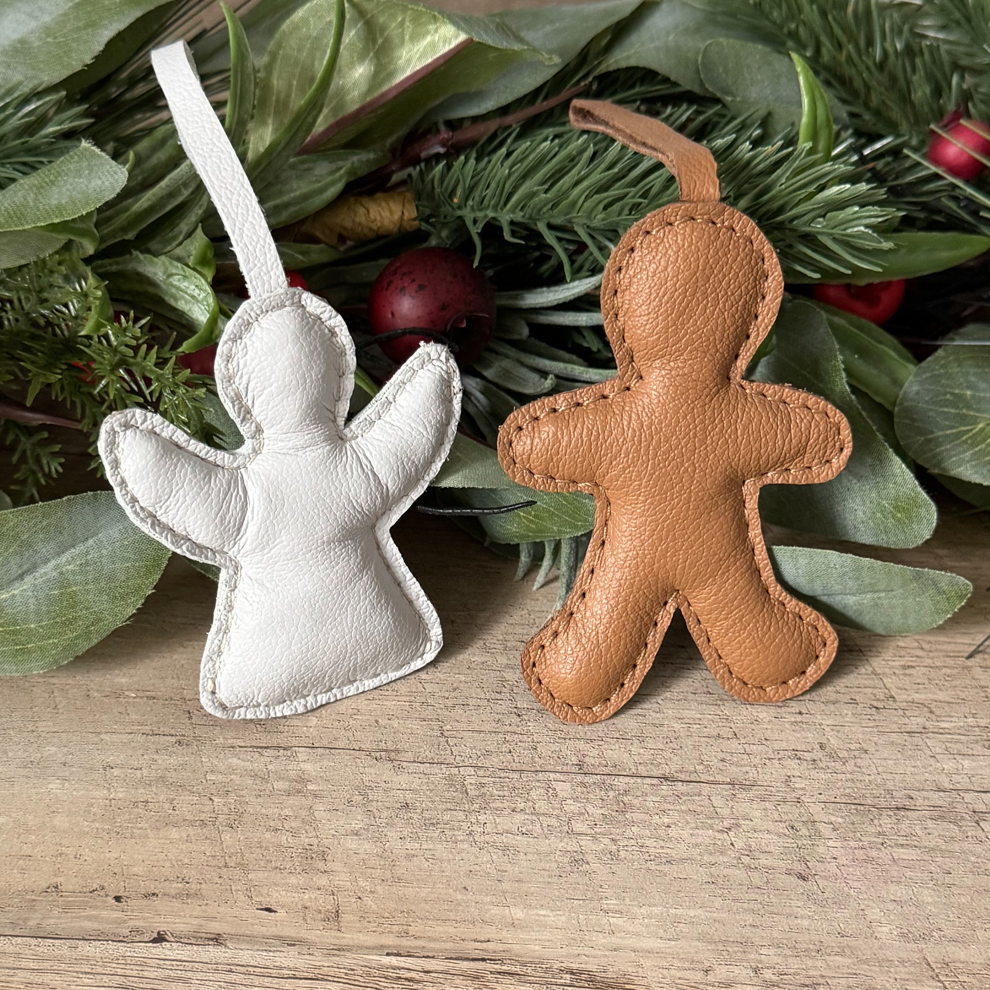 Leather Angel Ornament - FMSCMarketplace.org