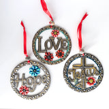 Haitian Flower Ornament