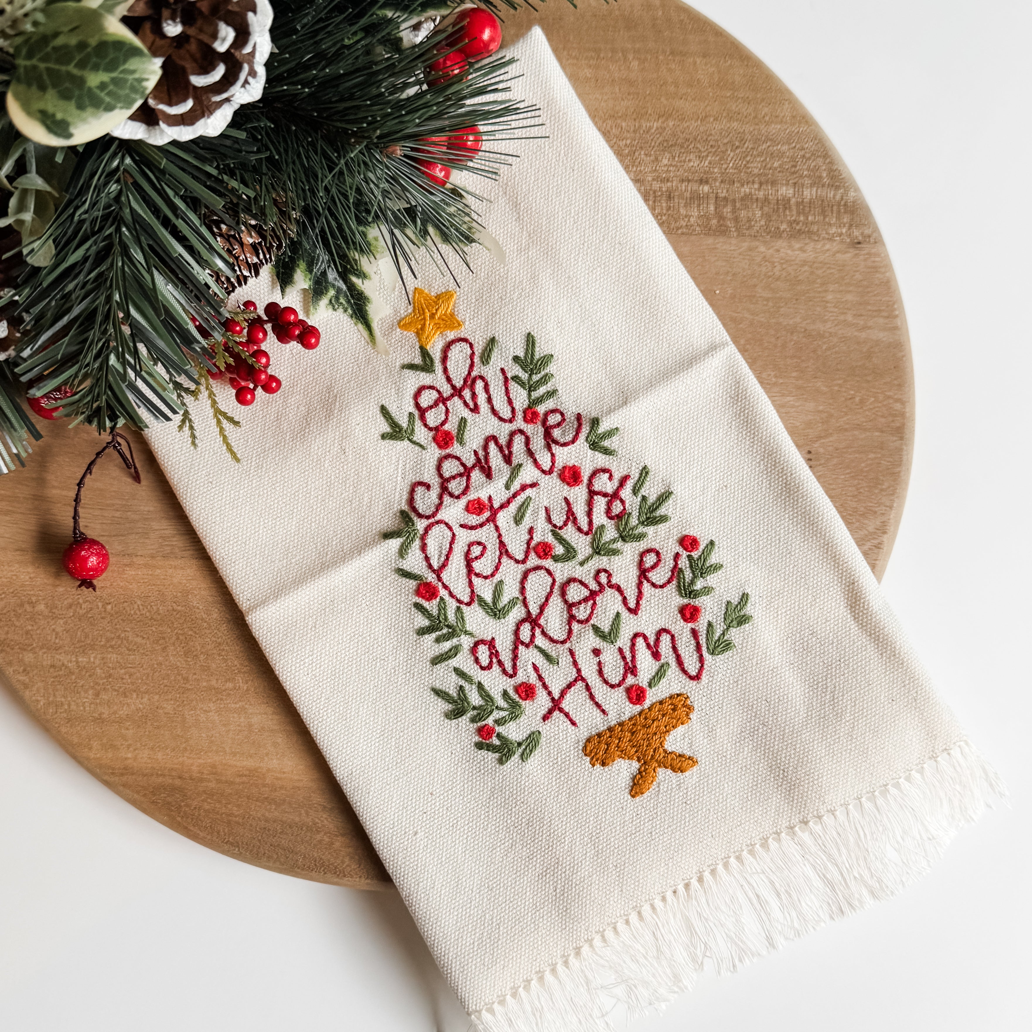 Adore Him Tea Towel - FMSCMarketplace.org