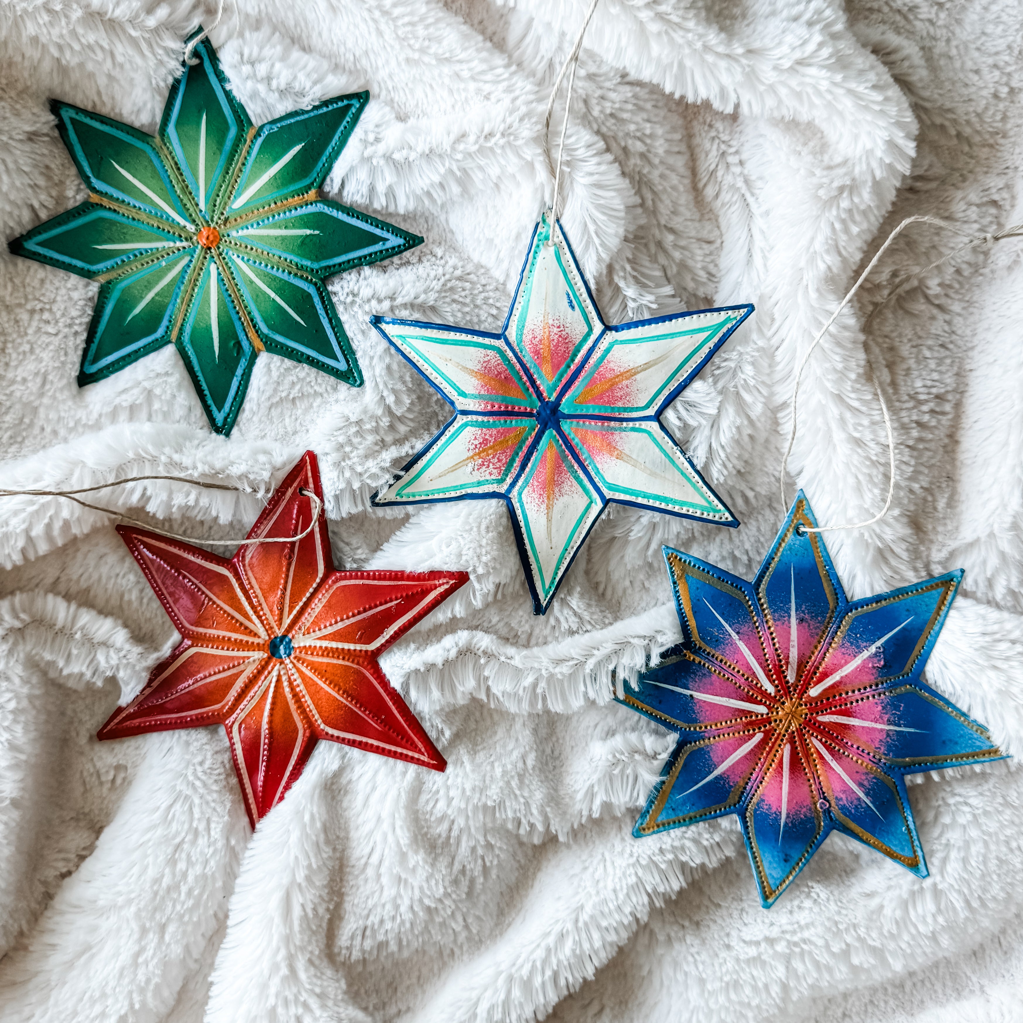 Radiant Star Oil Drum Ornament