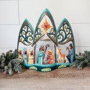 Starlight Oil Drum Nativity