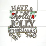 Holly Jolly Christmas Wall Art