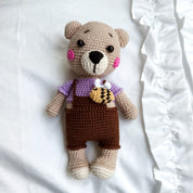 Amigurumi Benny the Bear and Buzzy Bee