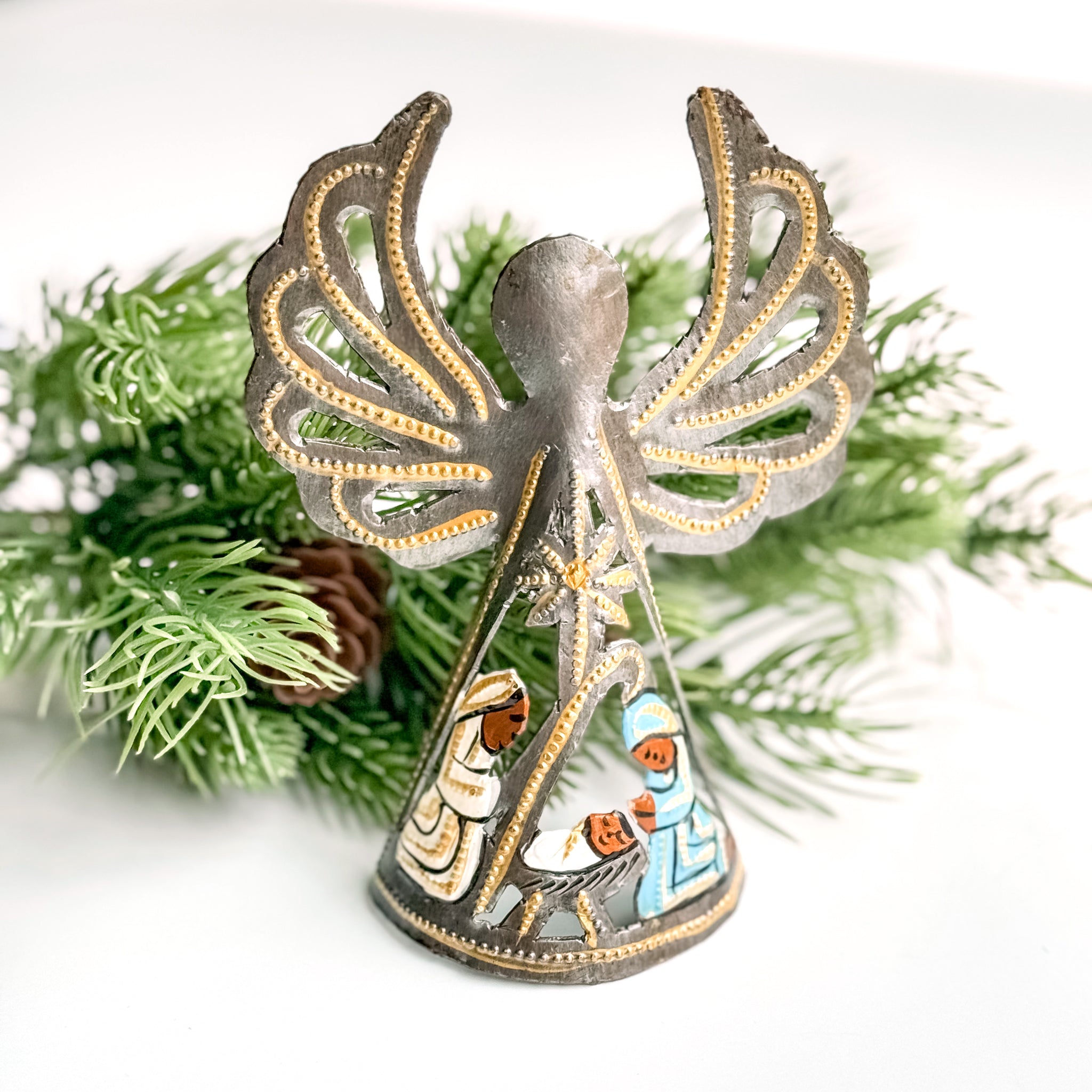 Mini Angel Nativity (Wings Up) | FMSCMarketplace.org
