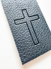 Leather Cross Bookmark