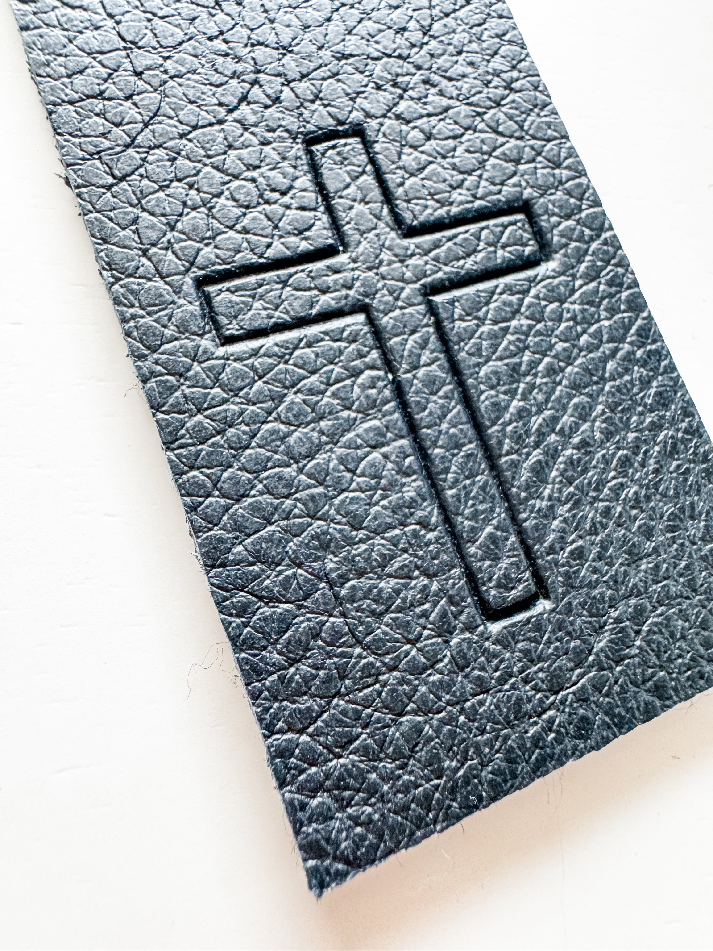 Leather Cross Bookmark